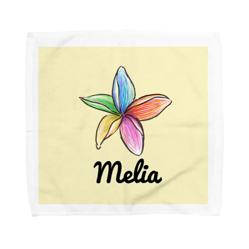 カラフルプルメリア Towel Handkerchief