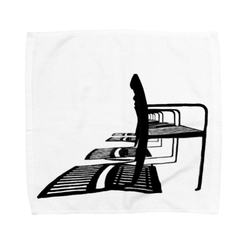 シルエットな椅子と影 Towel Handkerchief