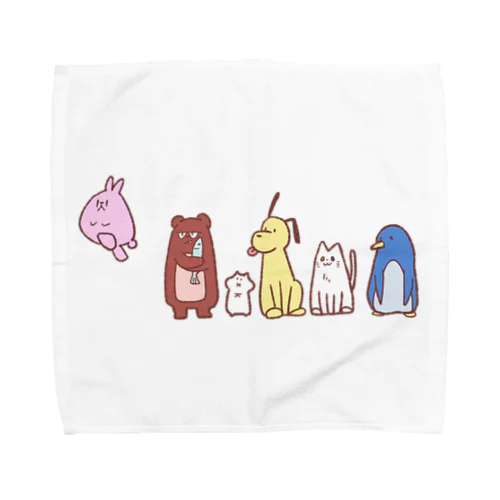 ぽにまるアニマル Towel Handkerchief