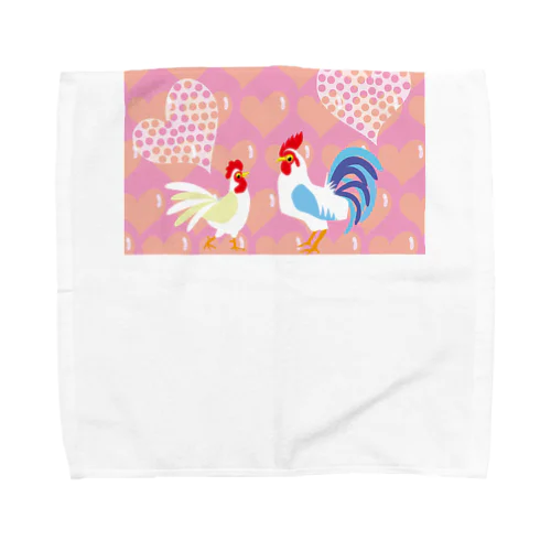 酉年のニワトリのイラストgoods Towel Handkerchief