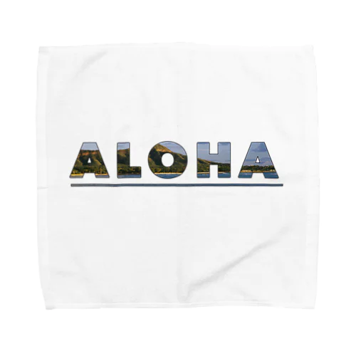 ALOHA - ダイアモンドヘッド Towel Handkerchief