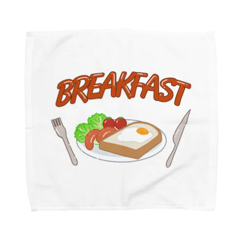 BREAKFAST Towel Handkerchief