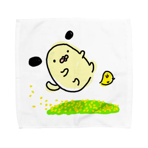 みみあてわんこさん Towel Handkerchief