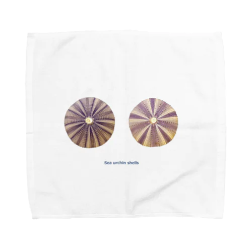 シラヒゲウニの殻 Towel Handkerchief