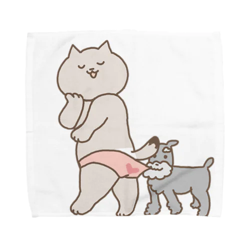 にゃん子パトーン Towel Handkerchief