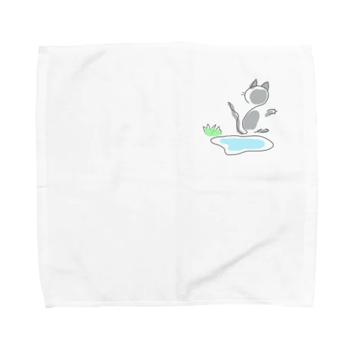 猫ぼっち Towel Handkerchief