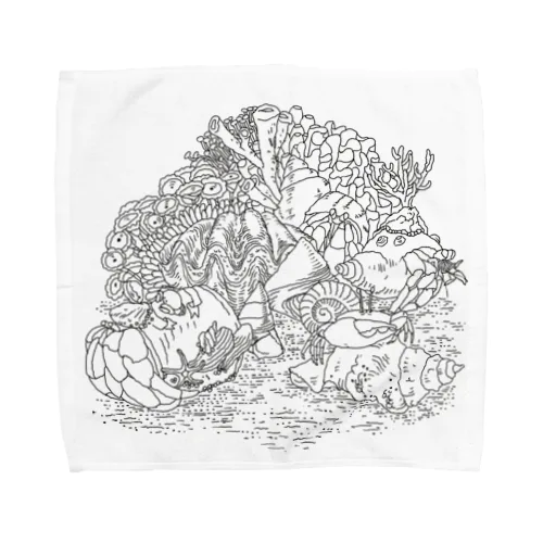 ヤドカリたち Towel Handkerchief