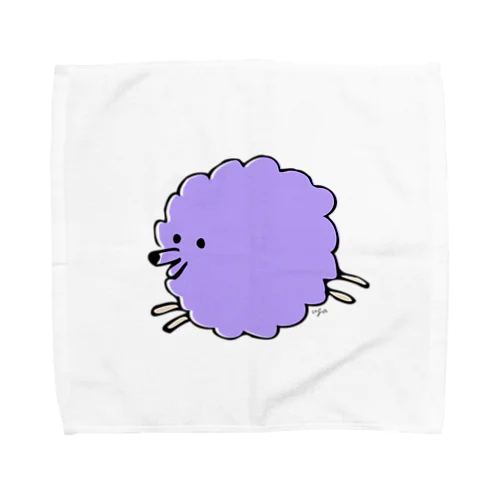 Inuuu - fluffy dog Towel Handkerchief