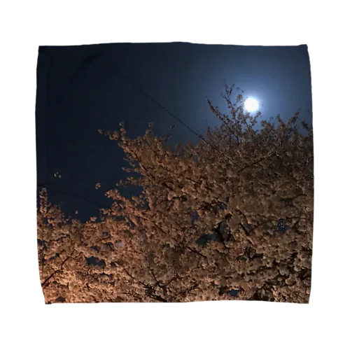 夜桜 Towel Handkerchief