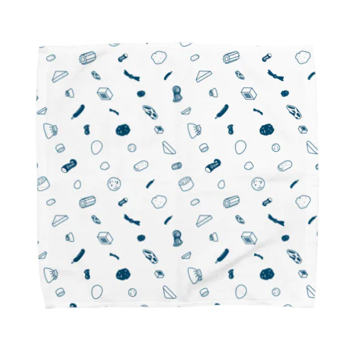 ODEN（ランダム白） Towel Handkerchief