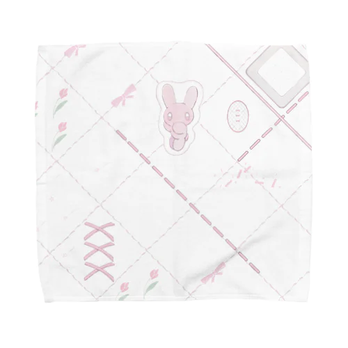 ♡。usagi quilt ♡。 Towel Handkerchief