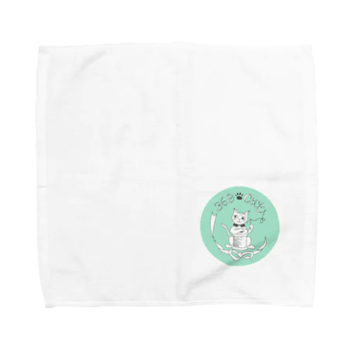 369-cat ロゴマーク Towel Handkerchief