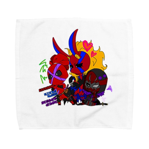 ちまっとネーム一家 Towel Handkerchief