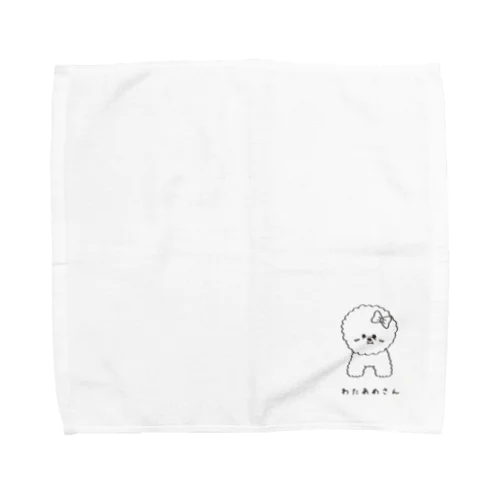 モノクロなわたあめさん Towel Handkerchief