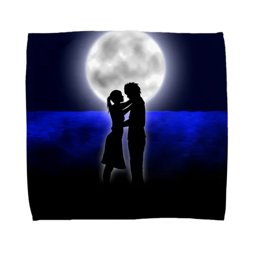 Moon Light Lover Towel Handkerchief