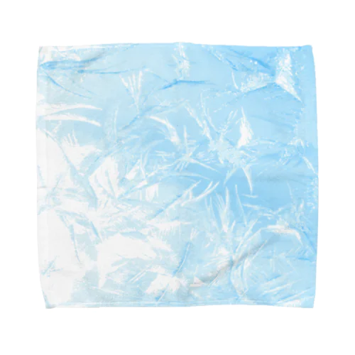 Ice reflected light World blue Towel Handkerchief