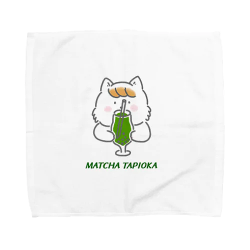 抹茶タピオカ　 Towel Handkerchief