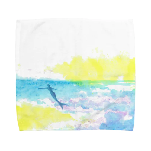 Mermaid river Towel Handkerchief