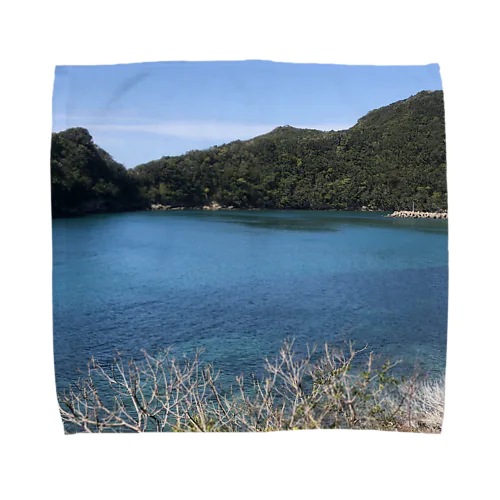 椿の海 Towel Handkerchief