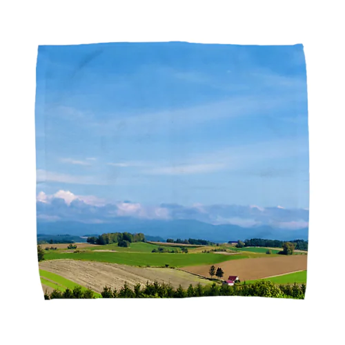 赤い屋根の家 Towel Handkerchief