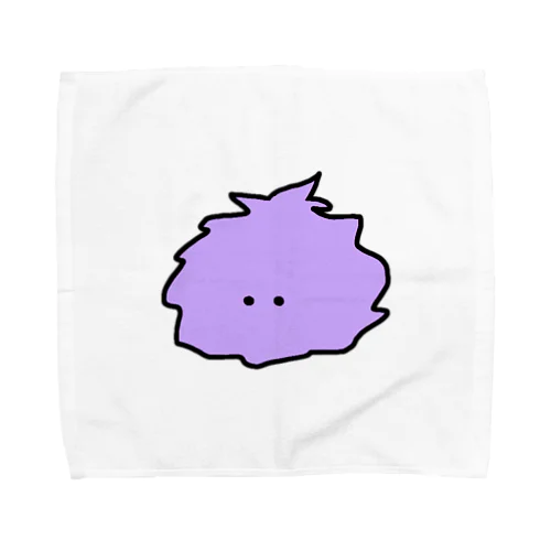 けむくじゃらちゃん(紫) タオルハンカチ