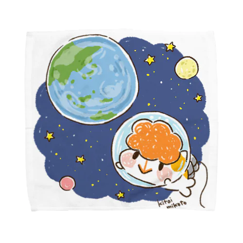 地球の日 Towel Handkerchief