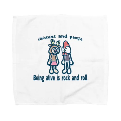 ニワトリもロックを聴く Towel Handkerchief