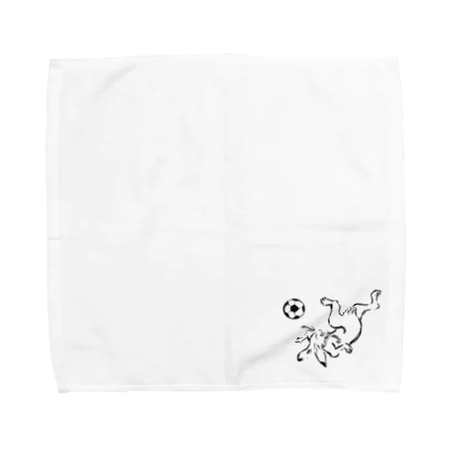 蹴球ウサ Towel Handkerchief