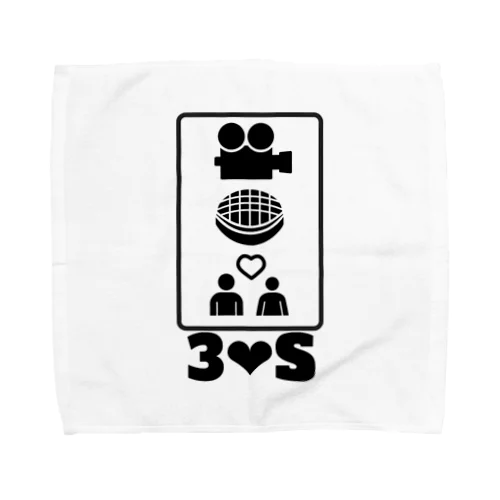 3❤︎S  Towel Handkerchief