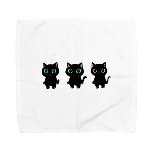 黒猫ズ Towel Handkerchief