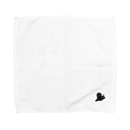 まっくろパピー Towel Handkerchief