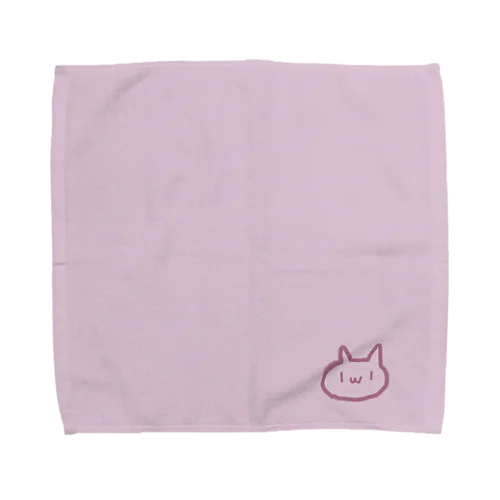 ねこ(夜桜色) Towel Handkerchief