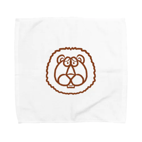 不機嫌ライオン Towel Handkerchief