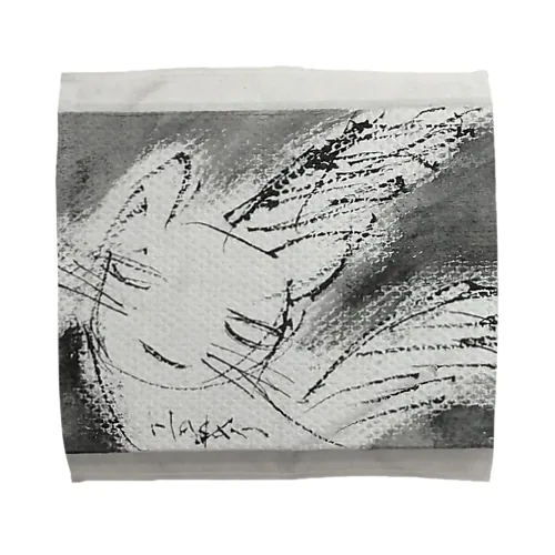 羽の生えた猫 Towel Handkerchief