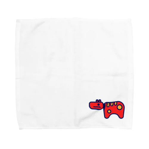 Akabeko 赤べこ Towel Handkerchief