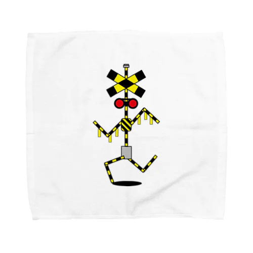 走れ！踏切 カンカン くん Railroad crossing ふみきり フミキリ  Towel Handkerchief