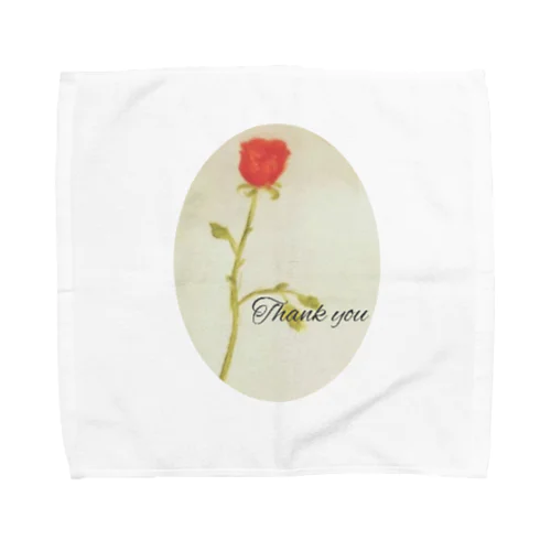 ありがとうの薔薇 Towel Handkerchief