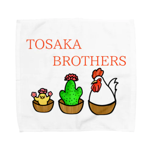 鶏冠ブラザーズ 器入り Towel Handkerchief