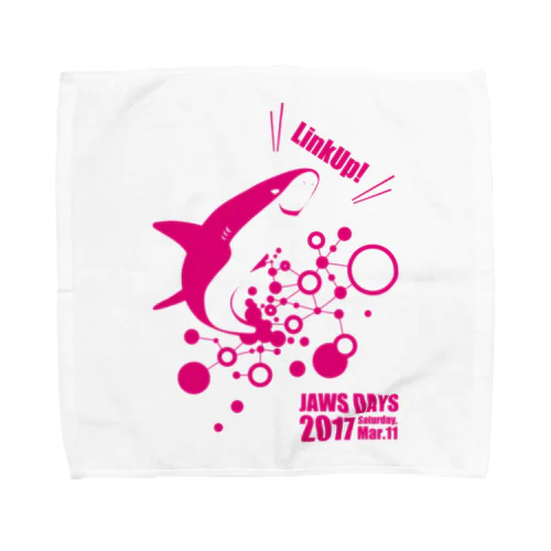 JAWS DAYS 2017 LinkUp PINK Towel Handkerchief