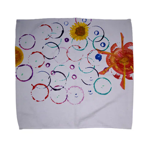 夏の月と太陽☀️ Towel Handkerchief