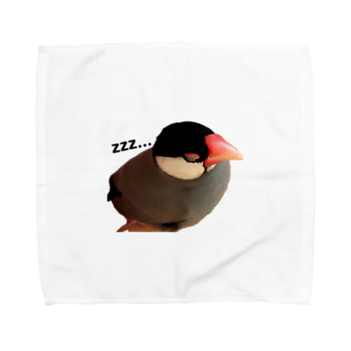 おねむな文鳥さん Towel Handkerchief