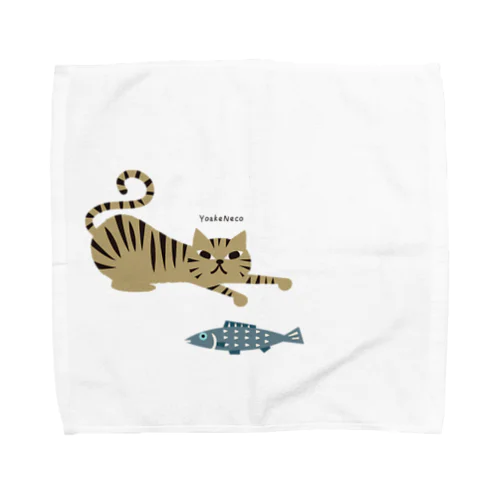 かますねこ　きじとら Towel Handkerchief