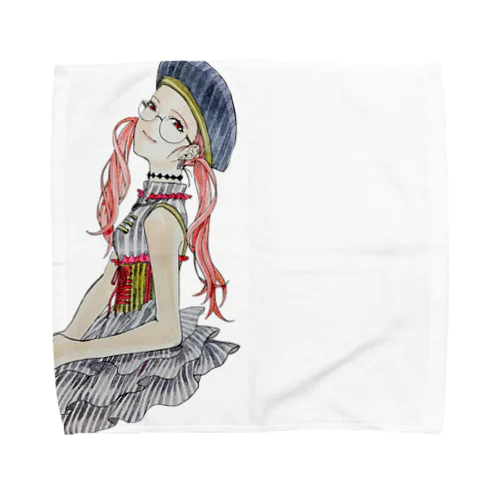 Gothic   Girl（ido） Towel Handkerchief