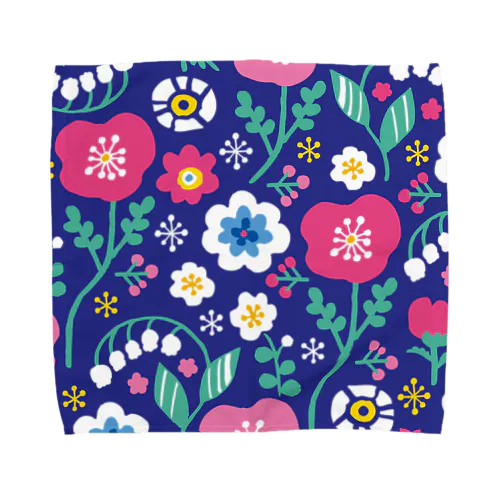 Flowers Towel Handkerchief