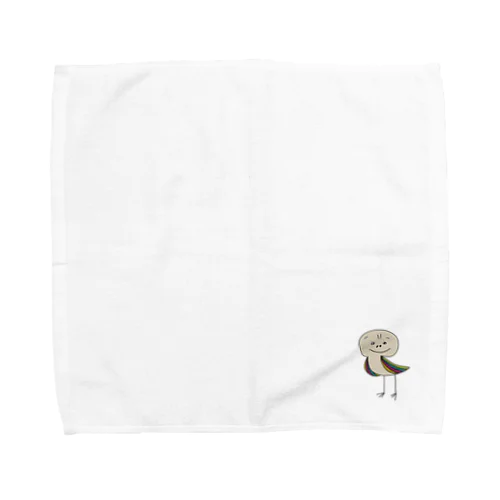 カラフル羽付き小鳥ちゃん Towel Handkerchief
