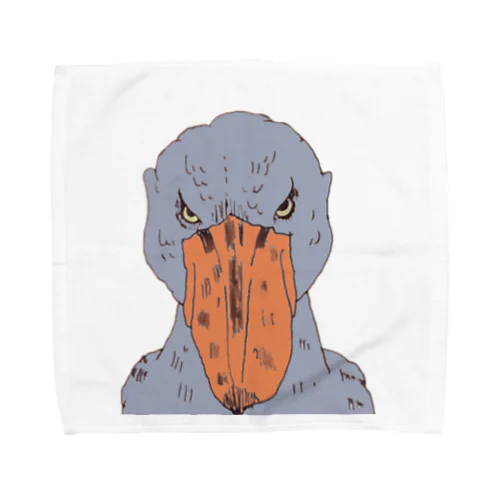 ハシビロコウ Towel Handkerchief