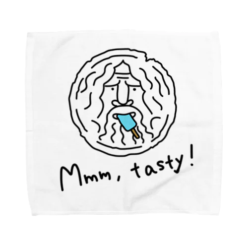 初めての味　ソーダアイス　Mouth of truth 真実の口 Towel Handkerchief