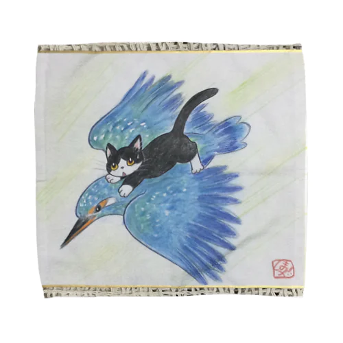 空飛ぶアヲジ Towel Handkerchief