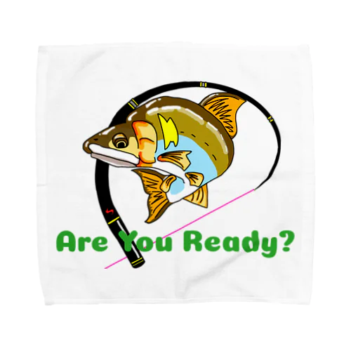 鮎(Are You) Ready? Towel Handkerchief