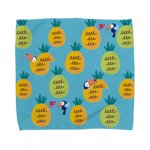 tropical pineapple Towel Handkerchief